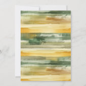 かわいい子アヒルが道に入男女兼用る 招待状 (裏面)