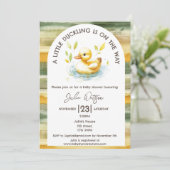 かわいい子アヒルが道に入男女兼用る 招待状 (スタンド正面)