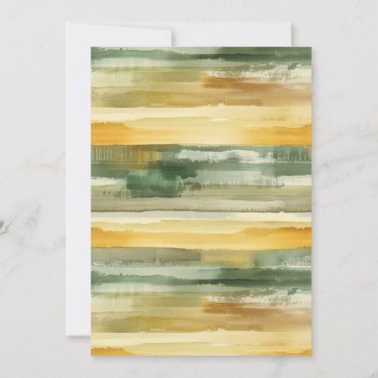 かわいい子アヒルが道に入男女兼用る 招待状 (裏面)