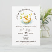 かわいい子アヒルが道に入男女兼用る 招待状 (スタンド正面)