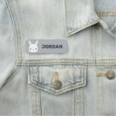 かわいい子ウサギのパーソナライズされた名前 名札 (インサイチュ)