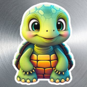 かわいい子ガメの動物の漫画|過去記事 シール