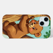 かわいい子グマが木に登る Case-Mate iPhoneケース (裏面 (横))