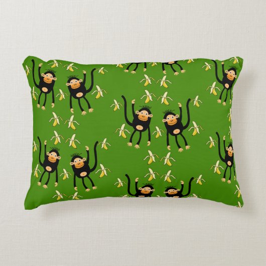 かわいい子ザル アクセントクッション (正面)