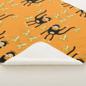 かわいい子ザル シェルパブランケット (3/4)