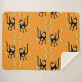 かわいい子ザル シェルパブランケット (正面(横))