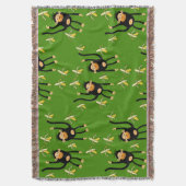 かわいい子ザル スローブランケット (正面縦)