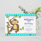 かわいい子ザル 招待状 (スタンド正面)