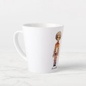 かわいい子ゾンビ – かわいいハロウィーン カフェラテマグ (左アングル)