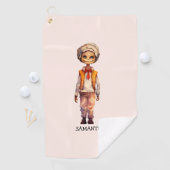 かわいい子ゾンビ – かわいいハロウィーン ゴルフタオル (インサイチュ)