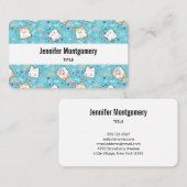 かわいい子ネコお洒落柄 名刺 (正面/裏面)