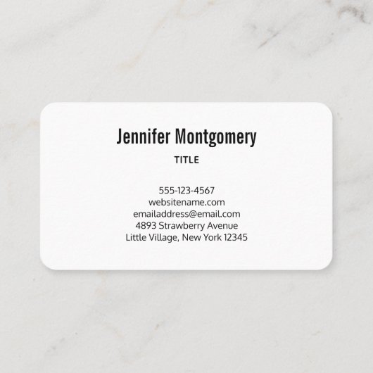 かわいい子ネコお洒落柄 名刺 (裏面)