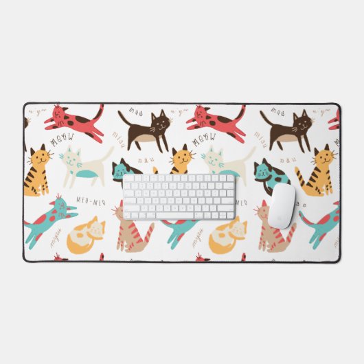 かわいい子ネコたち|過去記事 デスクマット (キーボード&マウス)