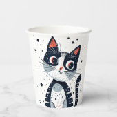 かわいい子ネコちゃんシャワー 紙コップ (裏面)