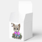 かわいい子ネコと蝶 フェイバーボックス (オープン)