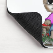 かわいい子ネコと蝶 マウスパッド (コーナー)