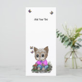 かわいい子ネコと蝶 メニュー (スタンド正面)