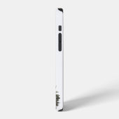 かわいい子ネコと蝶 iPhoneケース (左側面)