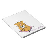 かわいい子ネコに禅をカスタマイズ ノートパッド (アングル)