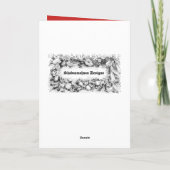 かわいい子ネコのバレンタインデーのお母さんへの願い&パパ シーズンカード (裏面)