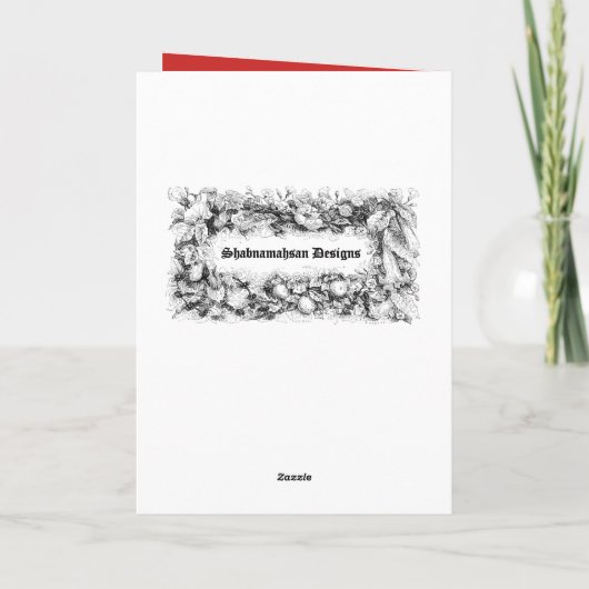 かわいい子ネコのバレンタインデーのお母さんへの願い&パパ シーズンカード (裏面)