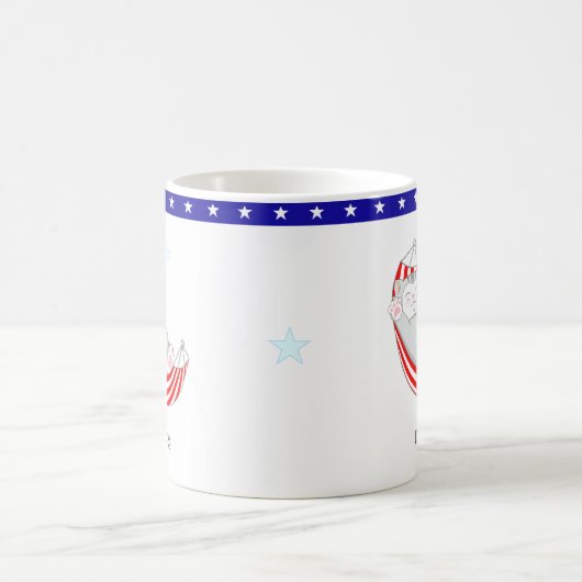 かわいい子ネコの夢 コーヒーマグカップ (中央)