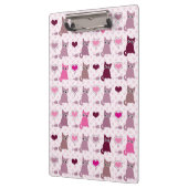 かわいい子ネコの女の子パターン クリップボード (左)