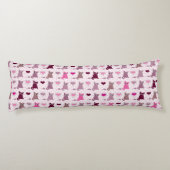 かわいい子ネコの女の子パターン ボディピロー (裏面)