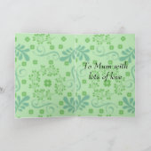 かわいい子ネコの母の日 カード (内部)