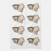 かわいい子ネコのteatowel キッチンタオル (縦)