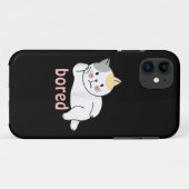 かわいい子ネコ動物が飽きた Case-Mate iPhoneケース (裏面(横))