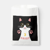 かわいい子ネコ子の誕生日パーティー フェイバーバッグ (正面)