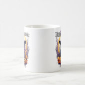 かわいい子ネコ猫の魔女 コーヒーマグカップ (中央)