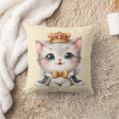 かわいい子ネコ王子 クッション (ブランケット)