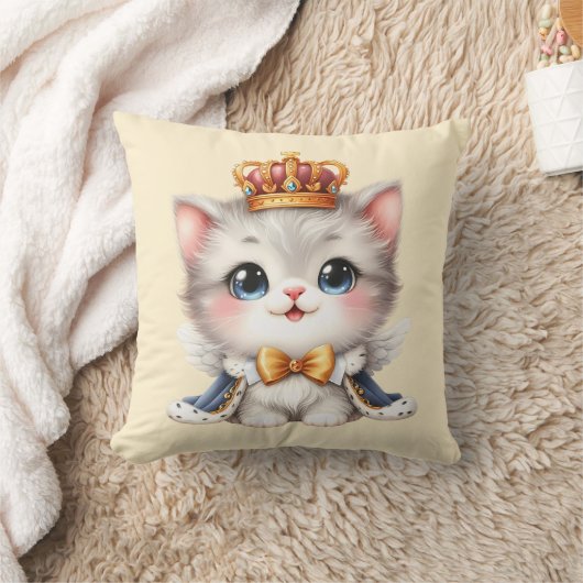 かわいい子ネコ王子 クッション (ブランケット)
