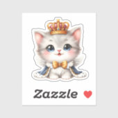 かわいい子ネコ王子 シール (シート)