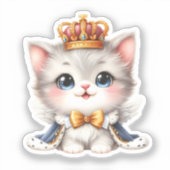 かわいい子ネコ王子 シール (正面)