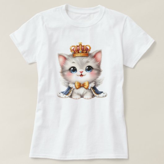 かわいい子ネコ王子 Tシャツ (デザイン正面)