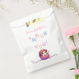 かわいい子ネコ1歳の誕生日パーティー フェイバーバッグ