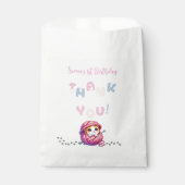 かわいい子ネコ1歳の誕生日パーティー フェイバーバッグ (正面)