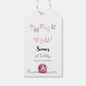 かわいい子ネコ1歳の誕生日 ギフトタグ (正面)