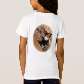 かわいい子ネコ3匹 Tシャツ (裏面)