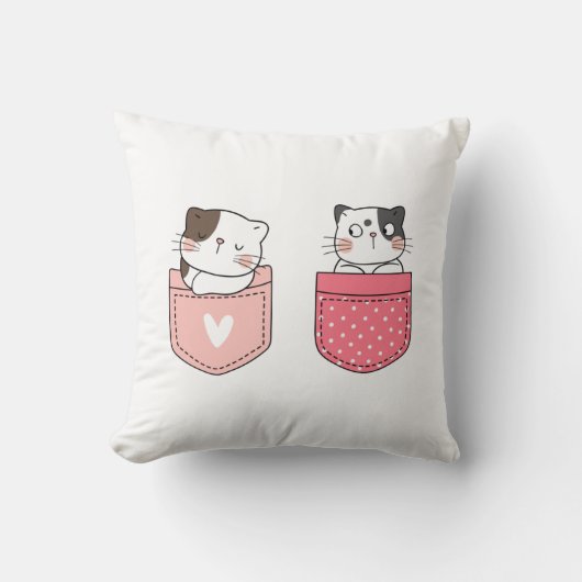 かわいい子ネコ クッション (正面)