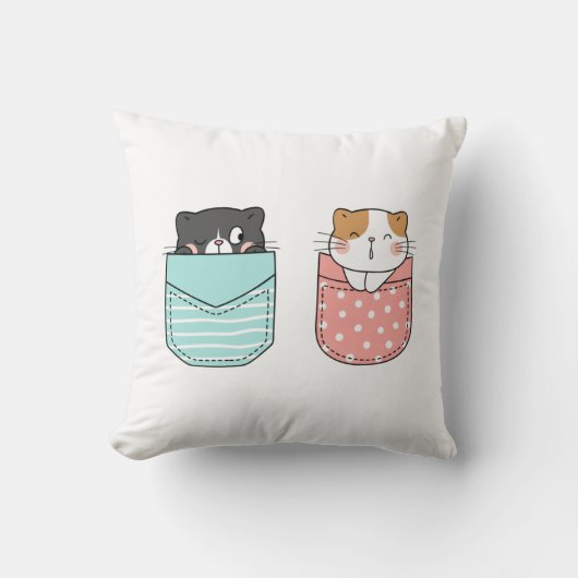 かわいい子ネコ クッション (正面)