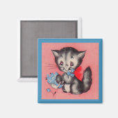 かわいい子ネコ マグネット (正面/裏面)
