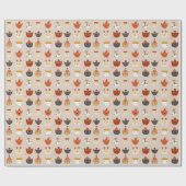 かわいい子ネコ ラッピングペーパー (フラット)