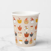 かわいい子ネコ 紙コップ (裏面)