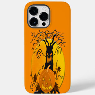 かわいい子ハロウィーン怖い木とカボチャ Case-Mate iPhone 14 PRO MAXケース
