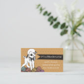 かわいい子ヒツジのヒツジのウールの編み物のかぎ針編みヤーン 名刺 (スタンド正面)