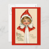 かわいい子ビクトリアンどもバレンタインデー シーズンポストカード (正面/裏面)